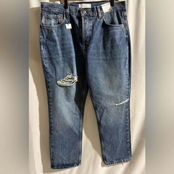 TOPSHOP Blue Jeans, Petite, Size 34x28 - Picture 5 of 8